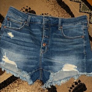 American Eagle Distressed Denim Shorts